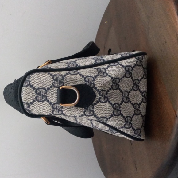 Authentic Vintage Gucci GG Monogram Supreme Sherry Web Ophidia Boston Doctor Bag - Picture 7 of 11